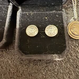 Versace Gold Medusa Earrings